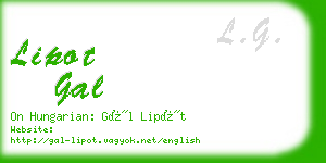 lipot gal business card